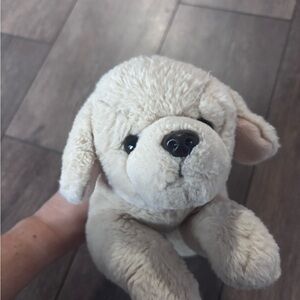 FAO Schwarz Labrador Cuddly Lying Plush Stuffed Animal Adopt A Pets 15"